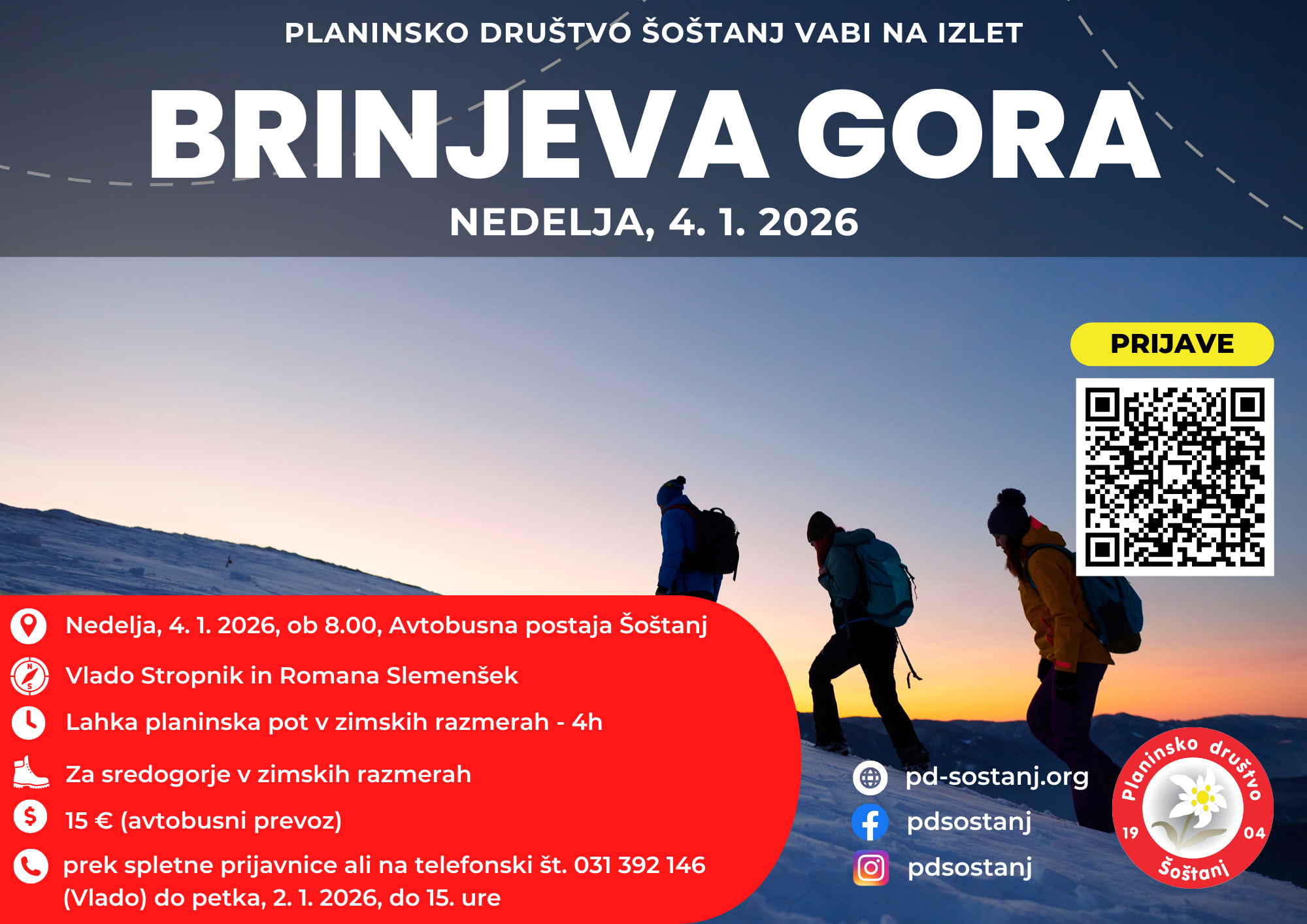 Planinski izlet: Brinjeva gora 624 m